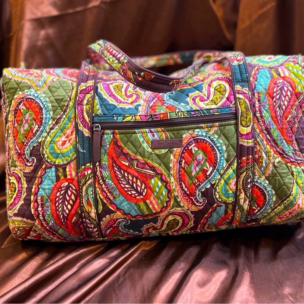 Vera Bradley Duffle bag from retired patterns collection Fall 2017.
